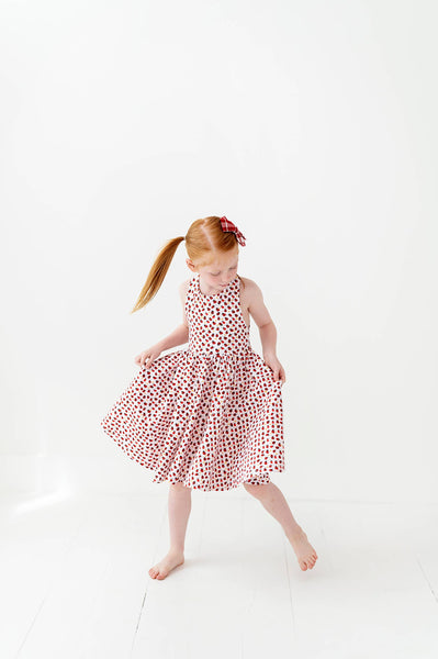 Sofia Dress in Ladybugs | Pocket Twirl Dress