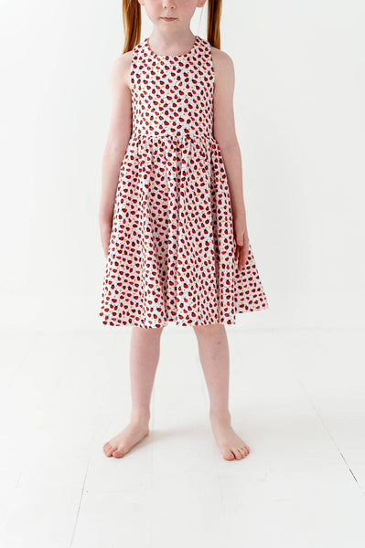 Sofia Dress in Ladybugs | Pocket Twirl Dress