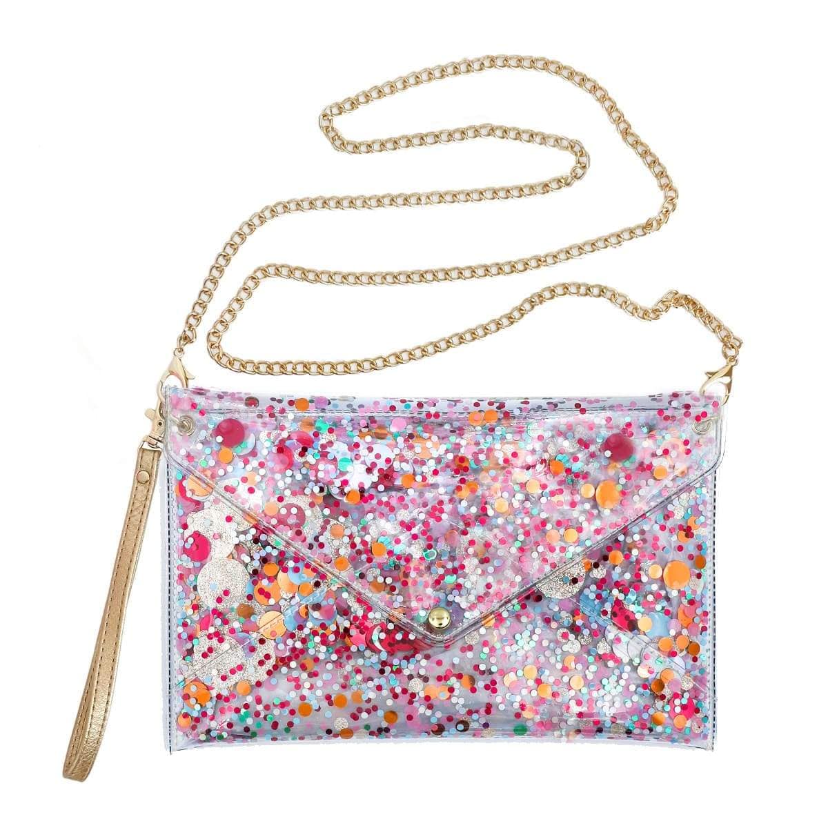 Essentials Confetti Mini Keychain Wallet