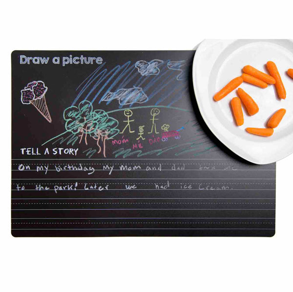 Chalkboard Draw Write Placemat