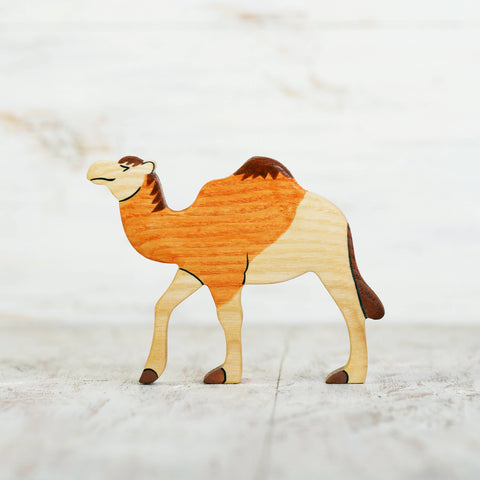 Wooden toy Camel figurine