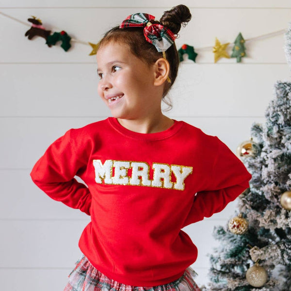 Christmas Plaid Tulle Bow Headband