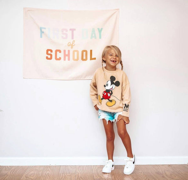 First Day of School Banner: Original: 26x36"