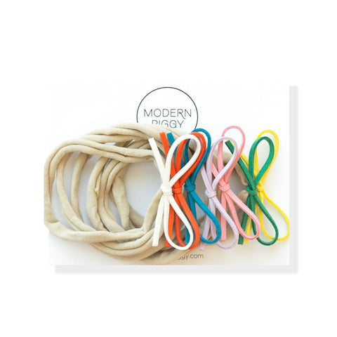 Spring | Suede Cord Set: Nylon Headband