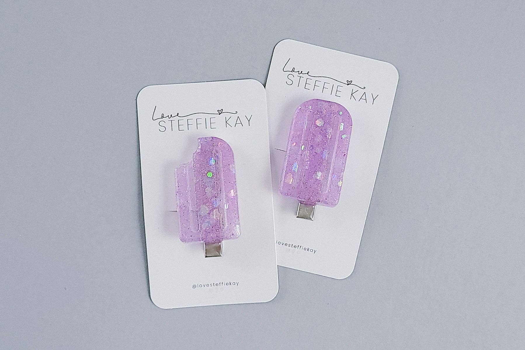 Resin Hair Clip | Popsicles