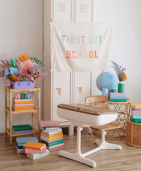 First Day of School Banner: Original: 26x36"