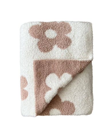 Daisy Baby Blanket | Latte