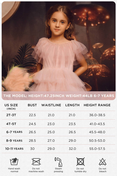 Gradient Tiered Tulle Fairy Princess Dress