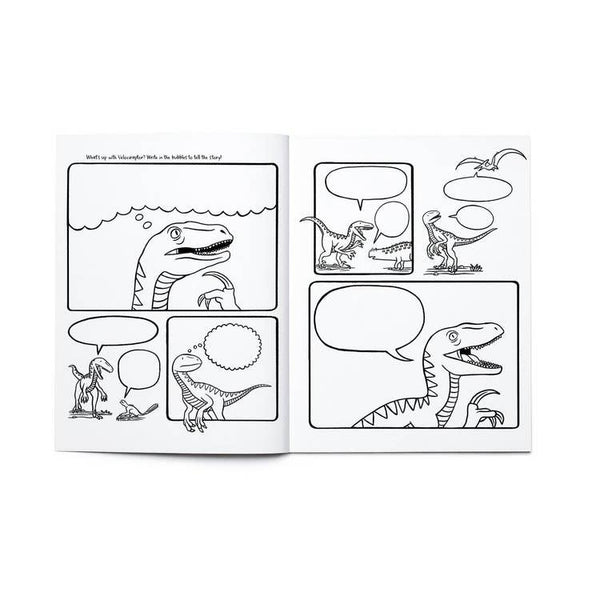 DINOSAURS: Coloring + Activity: Mazes, Puzzles, Jokes + MORE