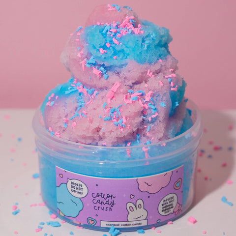 Cotton Candy Crush Slime: 5oz