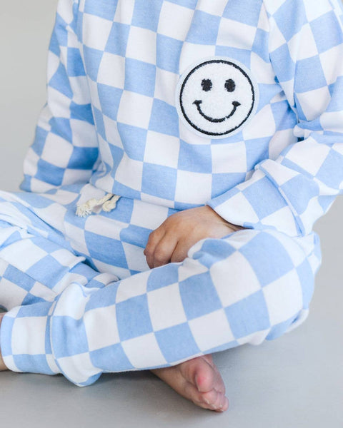 Checkered Smiley Lounge Set