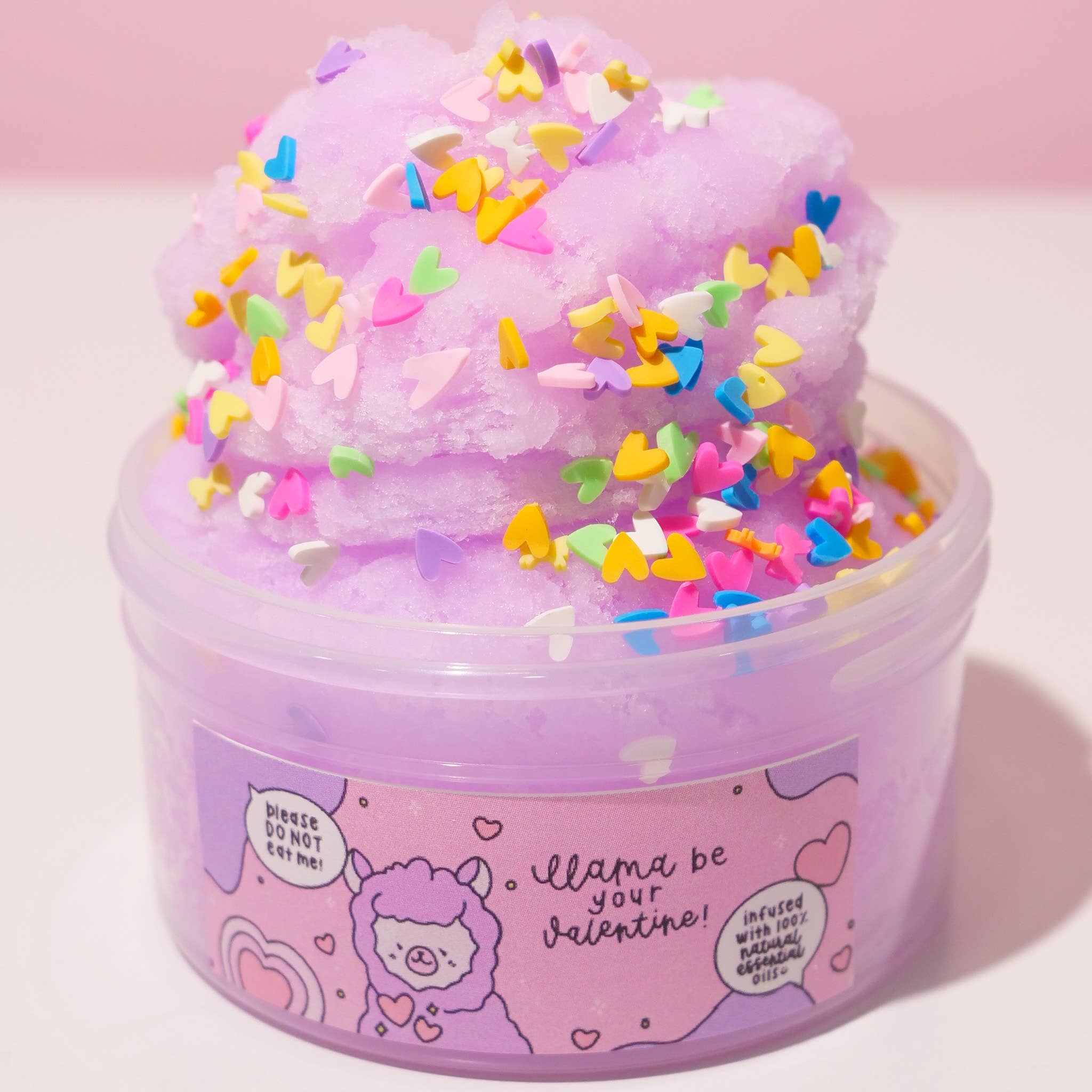 Llama Be Your Valentine Slime: 5oz