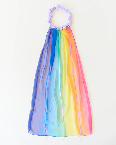 Silk Georgette Rainbow Veil