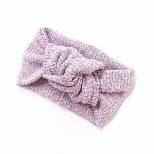 Classic Turban- Marled Lavender