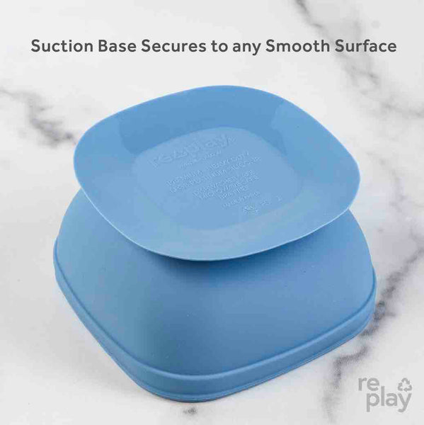 Replay 11 oz. Silicone Suction Bowl with Press In Lid