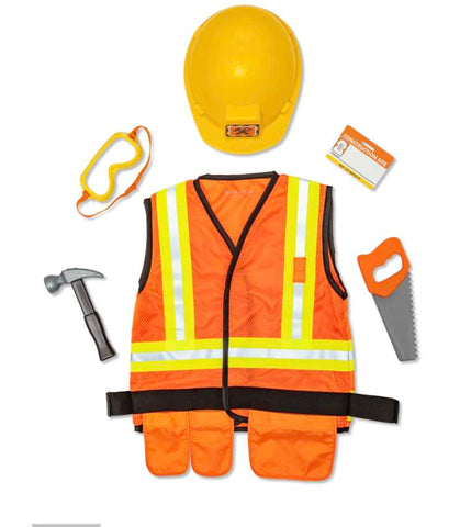 Construction Worker Role Play Costume Set