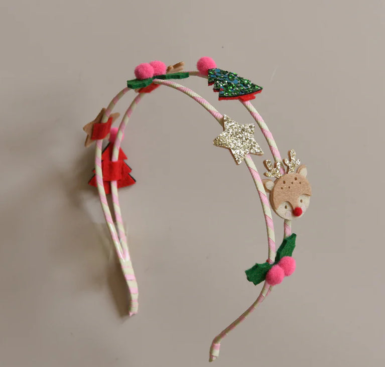 Festive Christmas Double Headband