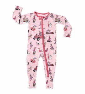 Pink Elfie Toddler & Kids 2-Piece Bamboo Pajamas