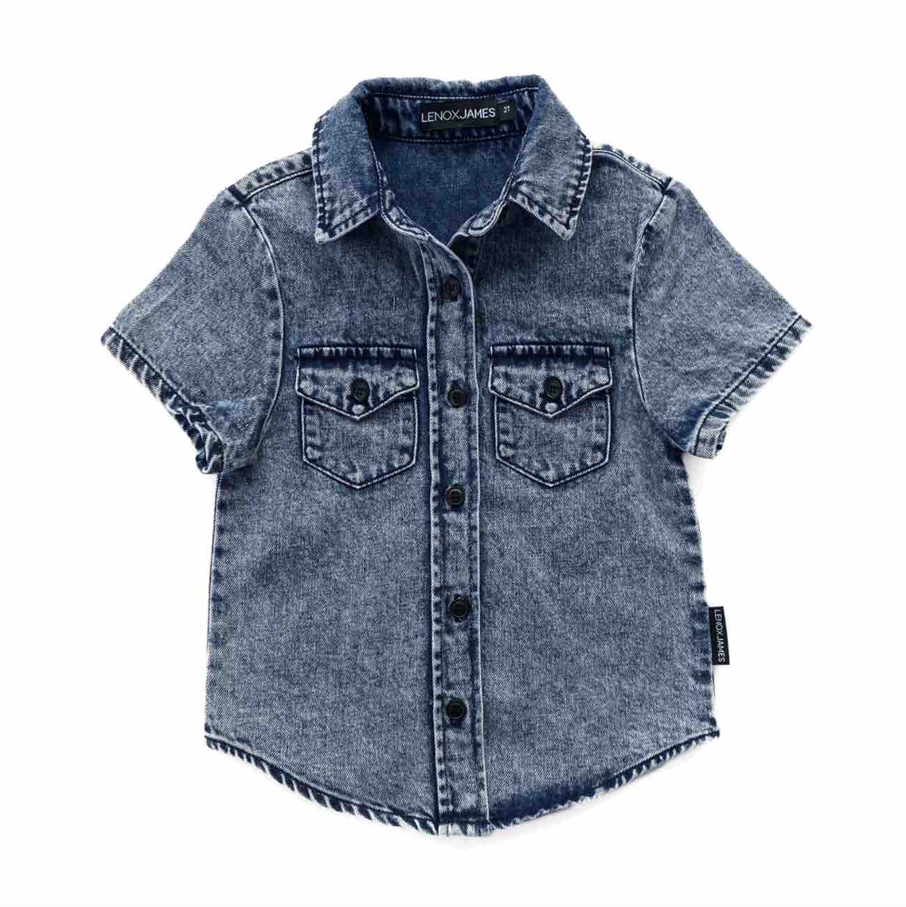 Short-Sleeve Denim - Blue Wash