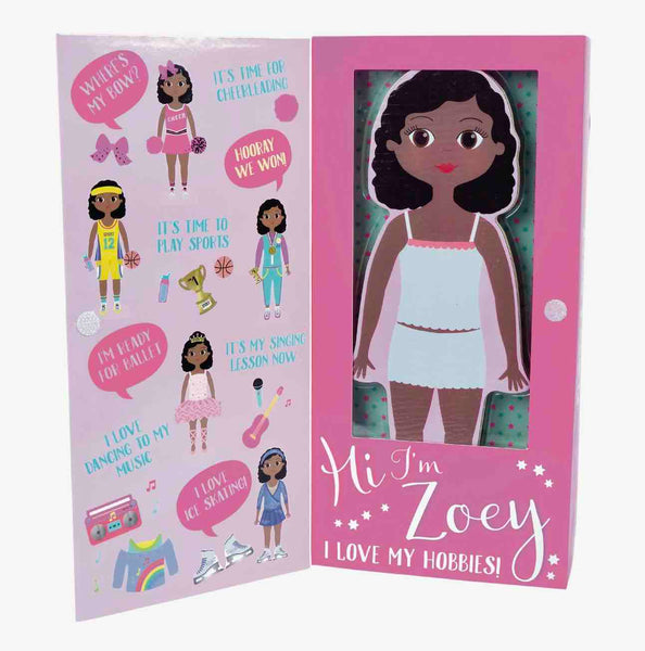 Magnetic Dress Up Character - Zoey