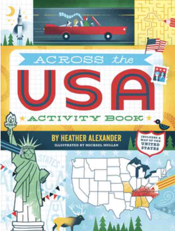 Across the USA - activity book