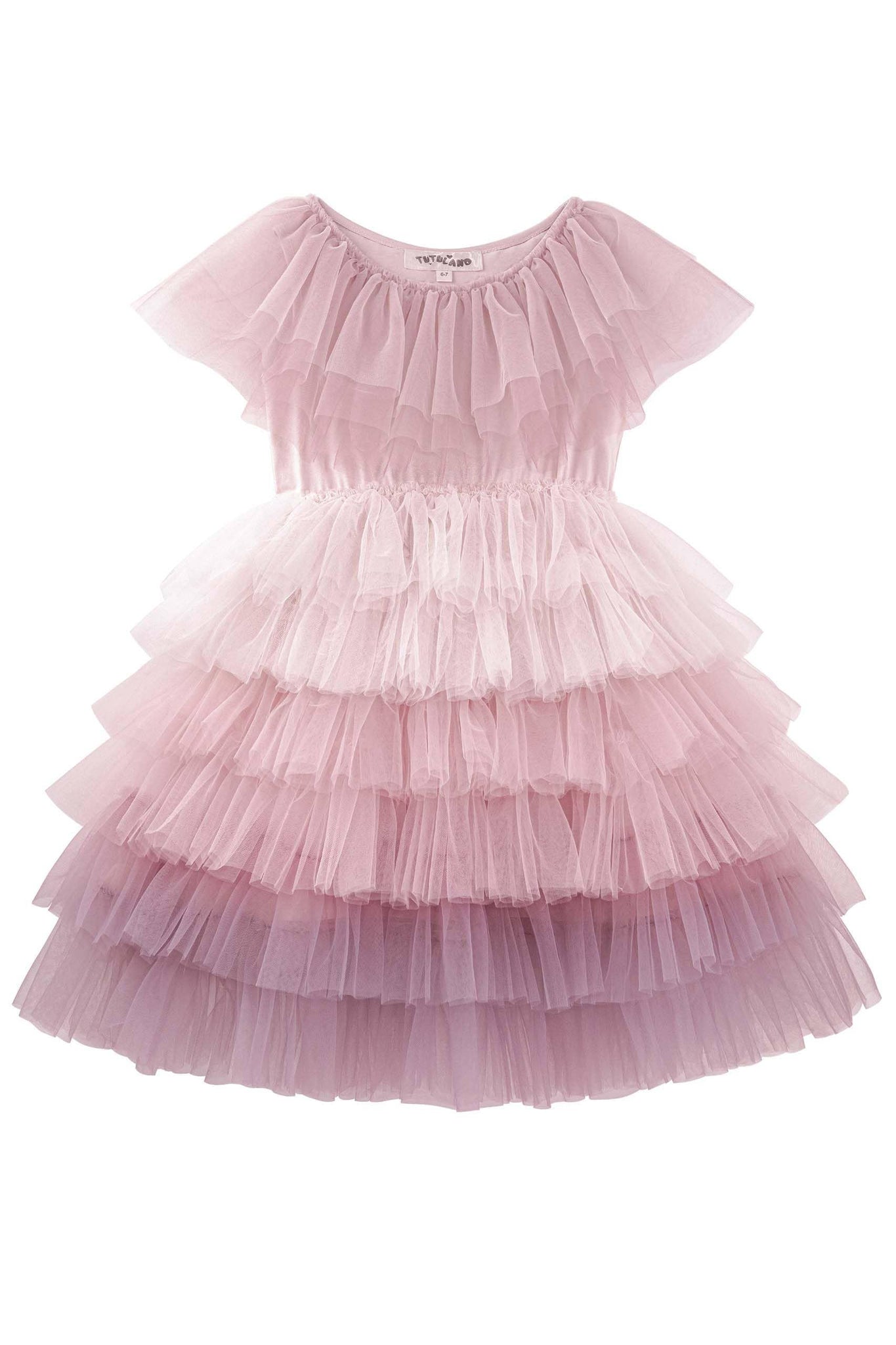 Gradient Tiered Tulle Fairy Princess Dress