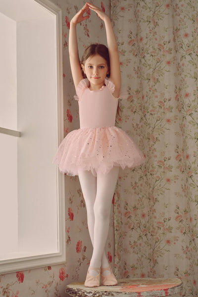 Ballet Leotards Flutter Sleeve Dance Dress