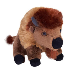 Pocketkins Eco Bison Stuffed Animal - 5"