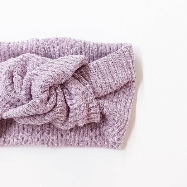 Classic Turban- Marled Lavender