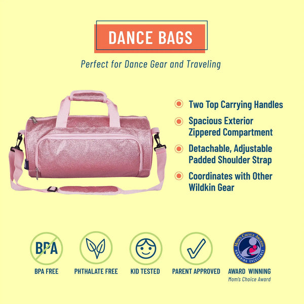 Pink Glitter Dance Bag