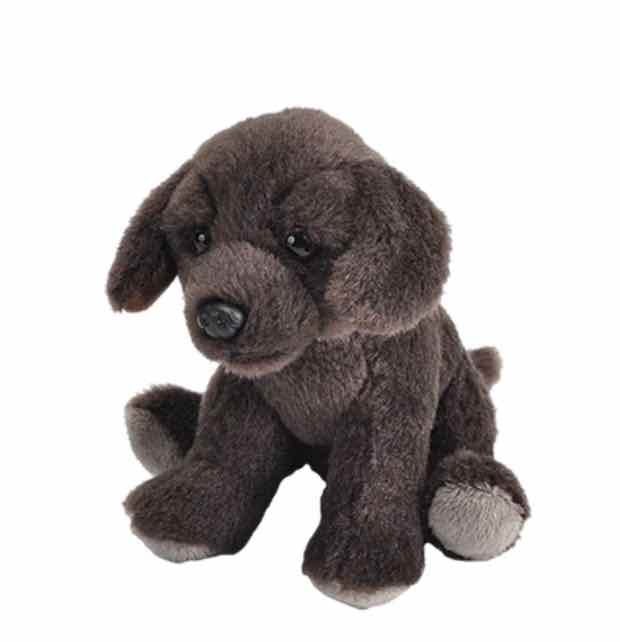Chocolate Labrado Dog Stuffed Animal- 5"