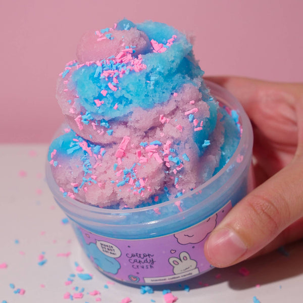 Cotton Candy Crush Slime: 5oz