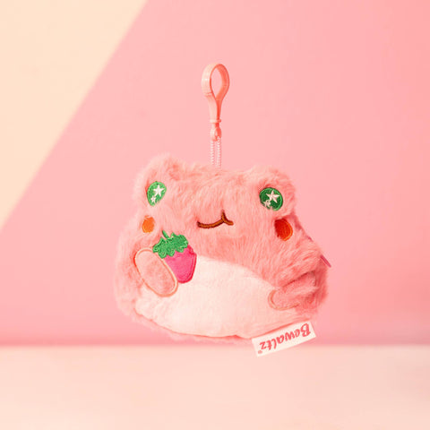 Cute Plush Coin Purse - Pink Frog