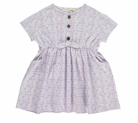 Daisy Dress in Lavender Ditsy Flora