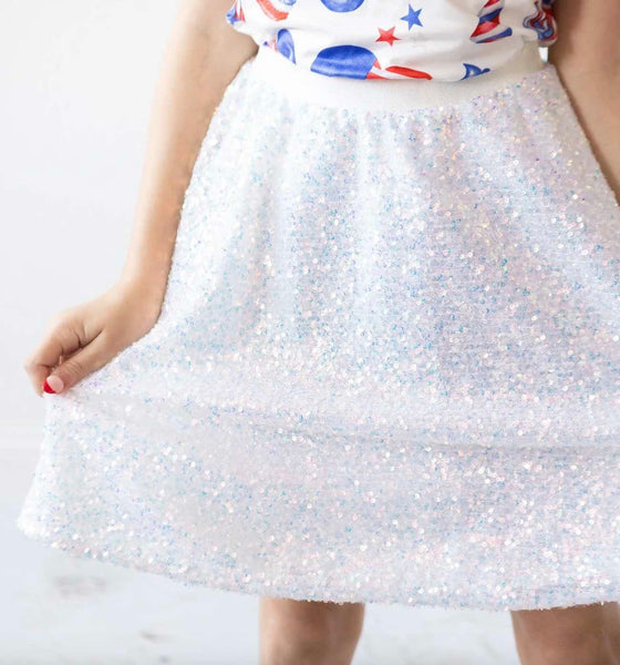 Disco Sequin Twirl Skirt