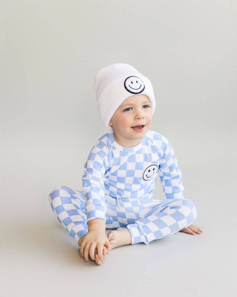 Checkered Smiley Lounge Set