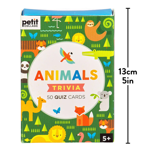 Animal Trivia Quiz Cards