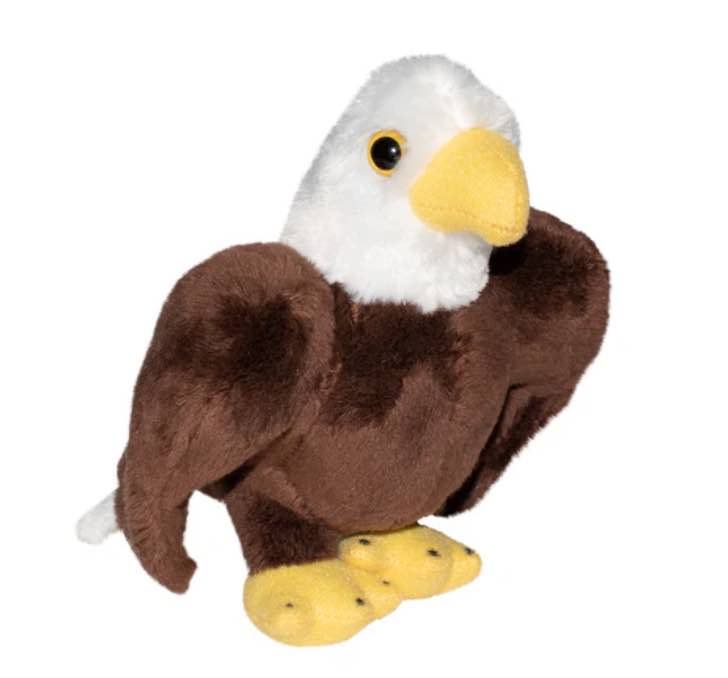 Pocketkins Eco Bald Eagle Stuffed Animal - 5"