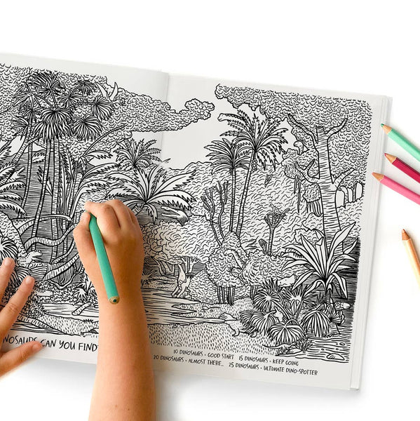 DINOSAURS: Coloring + Activity: Mazes, Puzzles, Jokes + MORE