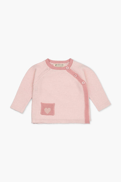 Little Darling Knit Top + Bottom - Pink