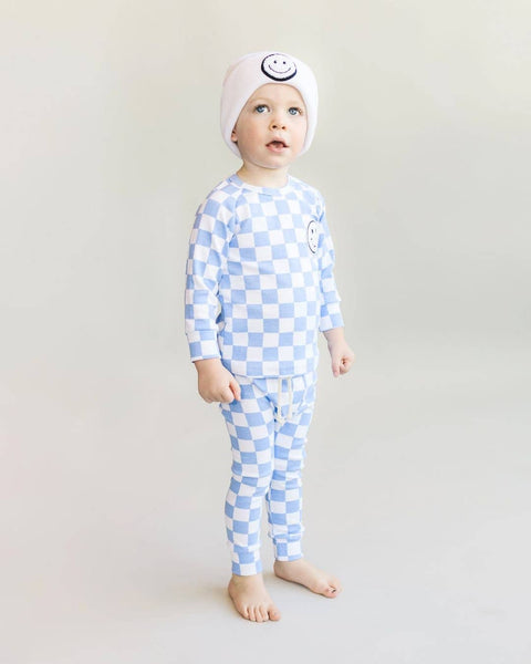 Checkered Smiley Lounge Set