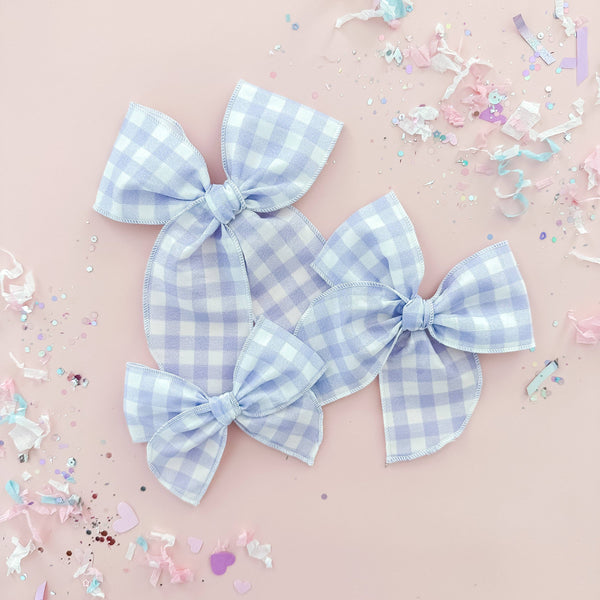 Light Purple Gingham Bows