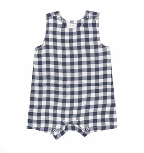 Gingham Navy Sleeveless Jon Jon