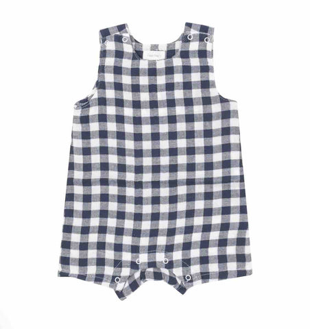 Gingham Navy Sleeveless Jon Jon