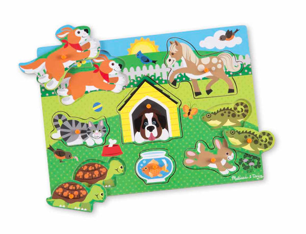 Pets Peg Puzzle - 8 Pieces