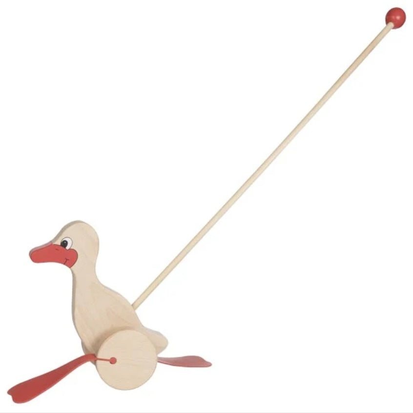 Push-along animal - Duck