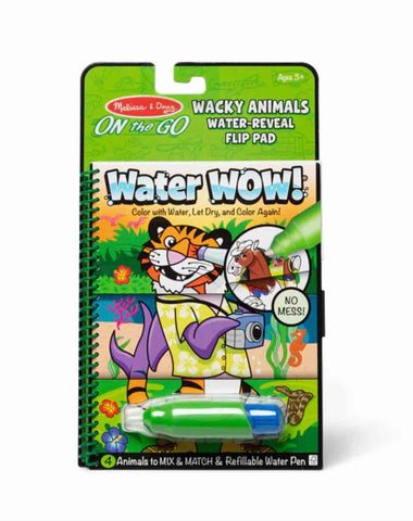 Water Wow! Water-Reveal Flip Pad - Wacky Animals