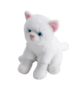 White Cat Stuffed Animal- 5"
