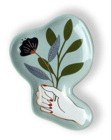Hand Picked Ceramic Trinket Tray