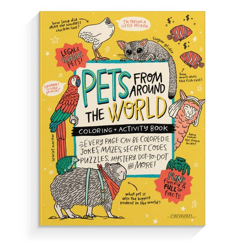 PETS: Coloring + Activity: Jokes, Comics, Mazes + MORE